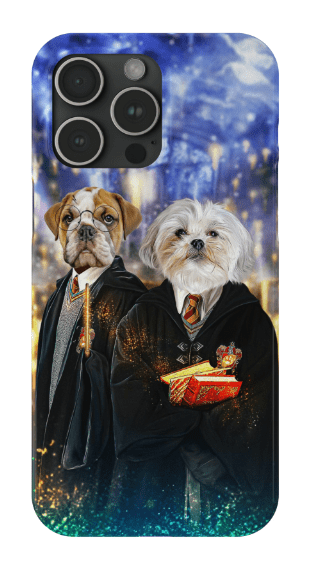 &#39;Harry Doggers 2&#39; Funda personalizada para teléfono con 2 mascotas