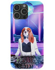 Funda para móvil personalizada 'La DJ femenina'