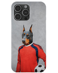 Funda para móvil personalizada 'El portero de fútbol'