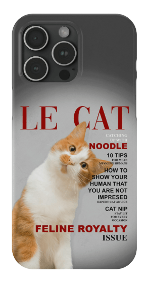 Funda para móvil personalizada &#39;Le Cat&#39;