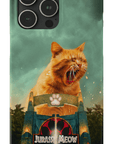 Funda para móvil personalizada 'Jurassic Meow'