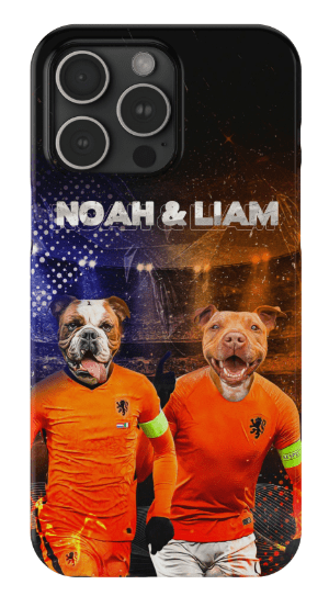 Funda personalizada para teléfono con 2 mascotas &#39;Holland Doggos&#39;