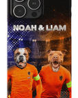 Funda personalizada para teléfono con 2 mascotas 'Holland Doggos'