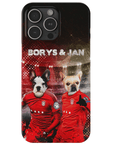 Funda personalizada para teléfono con 2 mascotas 'Poland Doggos'