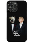 Funda personalizada para teléfono humano o mascota 'The Dogfather &amp; Dogmother'