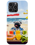 Funda para móvil personalizada 'El perro de la playa'