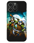 Funda personalizada para teléfono con 2 mascotas 'Teenage Mutant Ninja Doggos'