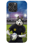 Funda para móvil personalizada 'El jugador de rugby'