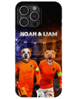 Funda personalizada para teléfono con 2 mascotas 'Holland Doggos'