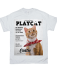 Camiseta personalizada para mascotas 'Playcat'