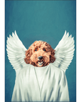 El Ángel: Mini retrato de perro personalizado