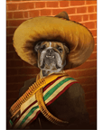 El Jefe: Mini retrato de perro personalizado