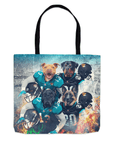 'Jacksonville Doggos' Personalized 4 Pet Tote Bag