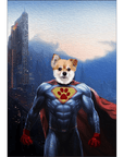 El Superperro: Mini retrato de perro personalizado