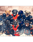 Póster personalizado para 6 mascotas "Chicago Doggos"