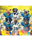 Póster personalizado para 6 mascotas "San Diego Doggos"