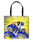 'Los Angeles Doggos' Personalized 5 Pet Tote Bag