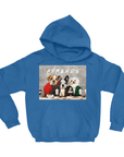 Sudadera con capucha personalizada para 3 mascotas 'Furends'