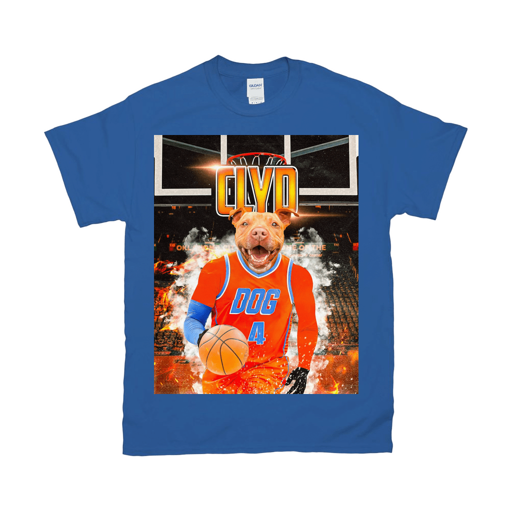 Camiseta personalizada para mascotas &#39;Okc Thunders Doggos&#39;