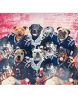 'New England Doggos' Personalized 6 Pet Blanket