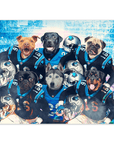 'Carolina Doggos' Personalized 6 Pet Poster