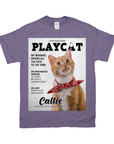 Camiseta personalizada para mascotas 'Playcat'