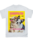 Camiseta personalizada con 2 mascotas 'Dogmopolitan'