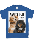 Camiseta personalizada para 2 mascotas 'Vanity Fur'