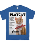 Camiseta personalizada para mascotas 'Playcat'