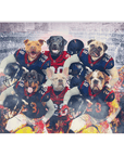 'Houston Doggos' Personalized 6 Pet Blanket