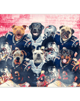 Póster Personalizado para 6 mascotas 'New England Doggos'