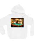 Sudadera con capucha personalizada para 5 mascotas 'The Pool Players'