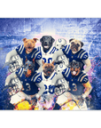 Póster personalizado para 6 mascotas "Indianapolis Doggos"