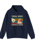 Real Men Cuddle Dogs - Sudadera con capucha