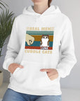 Real Men Cuddle Cats - Sudadera con capucha