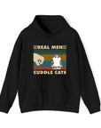 Real Men Cuddle Cats - Sudadera con capucha