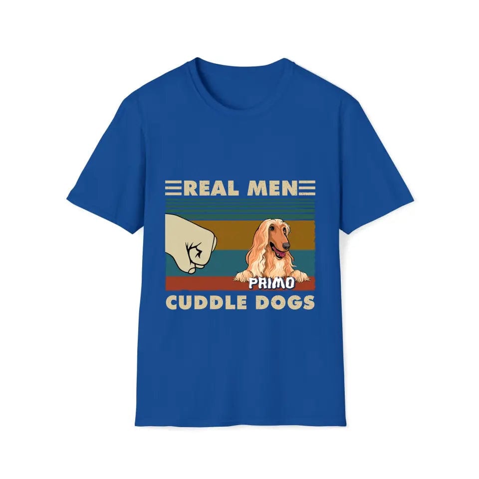 Real Men Cuddle Dogs - Sudadera con capucha