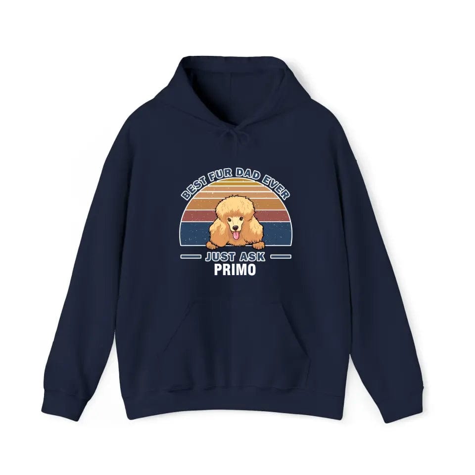 Mejor papá de piel - Sudadera con capucha