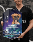 Placa de tarjeta deportiva para mascotas