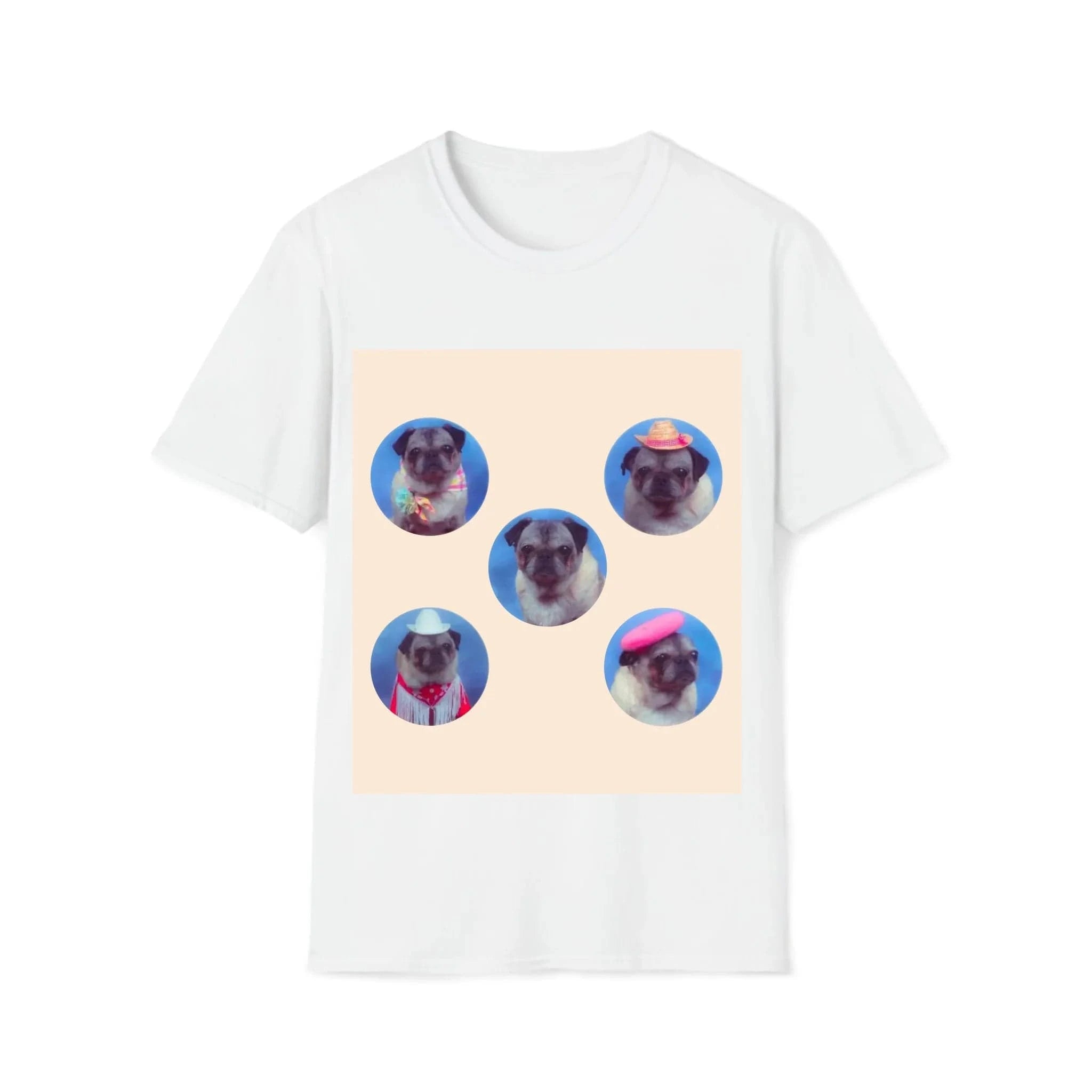 Retro Pose Circles Canvas