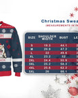 Live Customization Ugly Christmas Sweater: 1-6 Dogs/Cats, Custom Text!