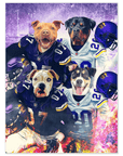 Póster Personalizado para 4 mascotas 'Minnesota Doggos'