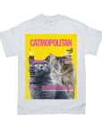 Camiseta personalizada para 2 mascotas 'Catmopolitan'