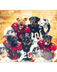 Póster personalizado para 5 mascotas "Arizona Doggos"