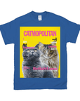 Camiseta personalizada para 2 mascotas 'Catmopolitan'