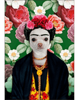 Mini retrato personalizado 'Frida Doggo'