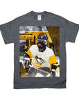 Camiseta personalizada para mascotas con el lema 'Pittsburgh Doggos Hockey'