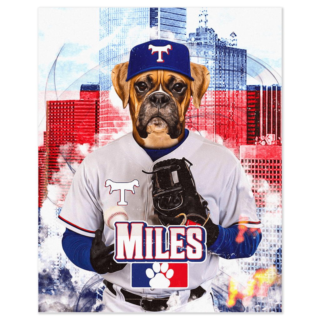 &#39;Texpaws Rangers&#39; Personalized Pet Poster