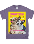 Camiseta personalizada con 2 mascotas 'Dogmopolitan'