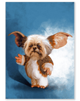 Mini retrato de perro personalizado 'Gizmo Doggo'